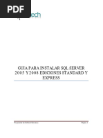 Instalación Completa de SQL Server 2005-2008 Standard y Express 