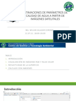 Estimaciones de Parametros para La Calidad de Agua