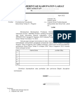 Surat Camat - Permohonan Dan Verifikasi