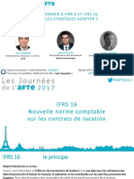 Atelier - Se Préparer À IFRS 9 Et IFRS 16. Quelles Stratégies Adopter