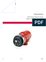 X5200 UVIR Flame Detector Instructions