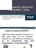 Apalancamiento Operativo y Financiero