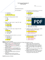 Web System and Technologies II - Midterm Exam Answer Key