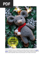 Amigurumi Raton de Peluche PDF Patron Gratis