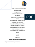 Actividad Integradora de Matematicas