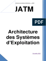 Architecture Système D'exploitation - 2022