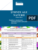 Planificare Stiintele Naturii 3