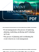 Event Management - Module 1