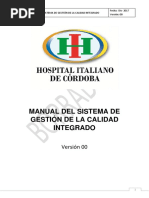 Manual Del Sistema de Gestion de La Calidad Integrado