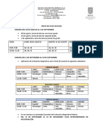 Inicio de Ciclo Escolar