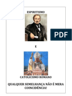 Espiritismo e Catolicismo Romano - Quadro Comparativo