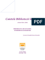 Caietele Bibliotecii UNATC15