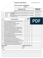 Checklist Area Area WorkshoP