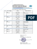 JADWAL US Dan Jadwal Pengawas Ruangan