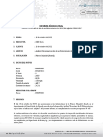 Informe Técnico Análisis Vibracional Motorreductor de 20 HP Colquisiri.