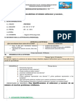 1 SESIÓN MATEMATICA Lunes 8 de Noviembre Semana 31