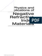 Physics and Applications of Negative Refractive Index Materials