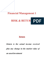 Risk and Return