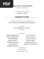 Feasability Study (Kookie Dough)