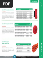 Ficha Tecnica Prontuario - Tuberia - PAD