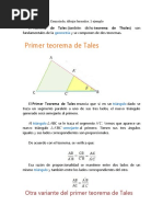 Teorema de Thales