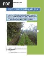 Estudio de Hidraulica