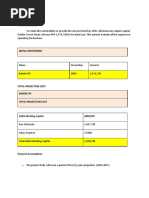 Financial Aspect