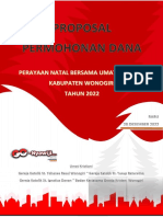 Proposal Natal Bersama Umat Kristiani Wonogiri TH 2022