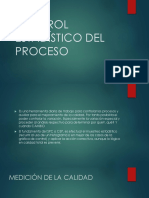 Control Estadístico Del Proceso