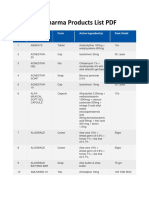 Mankind Pharma Products List PDF