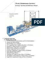 Scope of Work For Gas Turbine