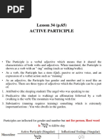 Active and Passive Participle