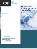 Informe de La Aplicaicon de Ingeneria Civil Con Productos Notables