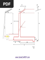 Note de Calcul Mur de Soutenement