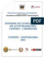 Informe de CODISEC