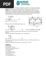 Meter Bridge Theory Sheet