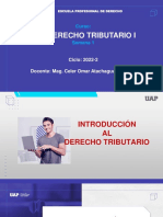 Seman 1 Introduccion Al Derecho Tributario