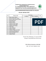 Bukti Evaluasi Kelengkapan Peralatan Kia KB