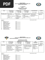 Swimming Rubric AY 2022 - 2023 1st Semester - MIDTERMS