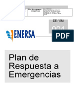 DESM-004, Plan de Respuesta A Emergencias