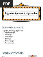 Juguetes Ópticos y El Pre-Cine