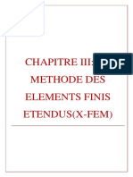 Chapitre III Méthode Des Éléments Finis Étendue