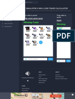 Win Loss Trade Calculator