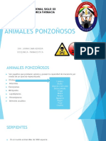 Animales Ponzoñosos