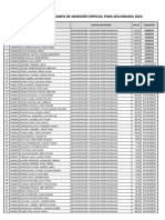 Resultados Examen de Admisión Secundaria 2023