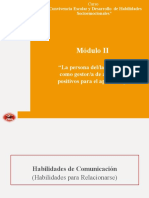 Módulo II Comunicación y Autorregulación