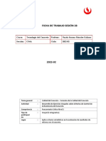 CI165 - Ficha de Trabajo - SEM14 - Sesion28