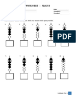 Worksheet Abacus