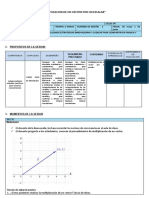 SESION DE APRENDIZAJE N°4. Multiplicacion de Un Vector Por Un Escalar