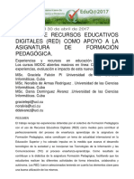 1 54 Falcon Graciela Noralbis de Armas Dania Dominguez EL USO DE RECURSOS EDUCATIVOS DIGITALES RED COMO APOYO A LA ASIGNATURA DE FORMACION PEDAGOGICA